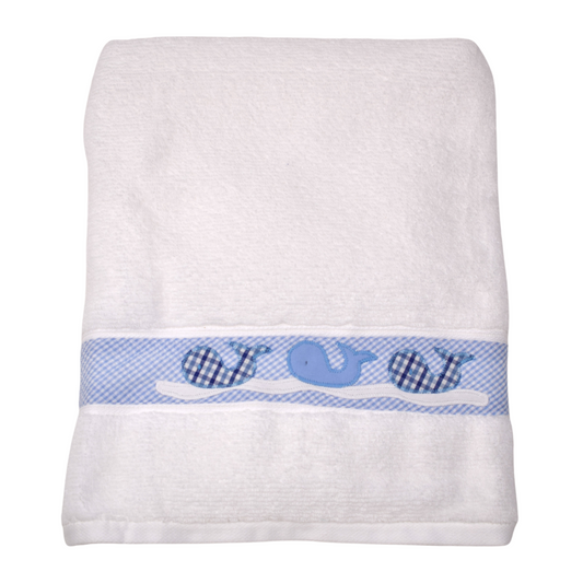 Boys Swim Towel - Whales