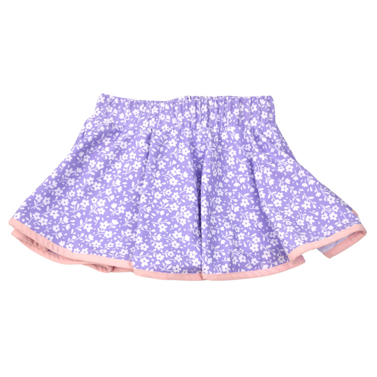 Lavender Floral Skort