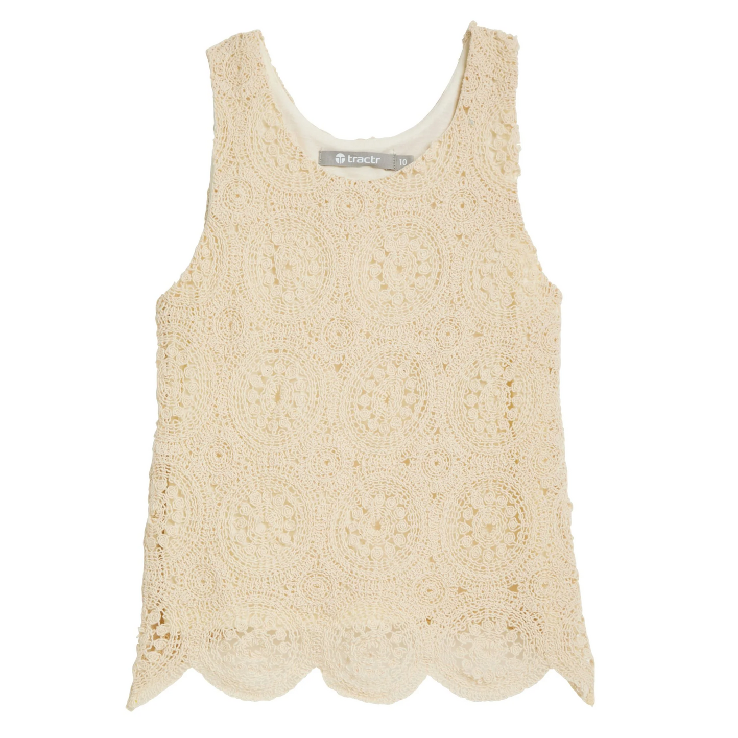 Crochet Tank - Cream