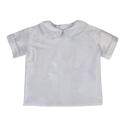 Boys Silk Shirt - White