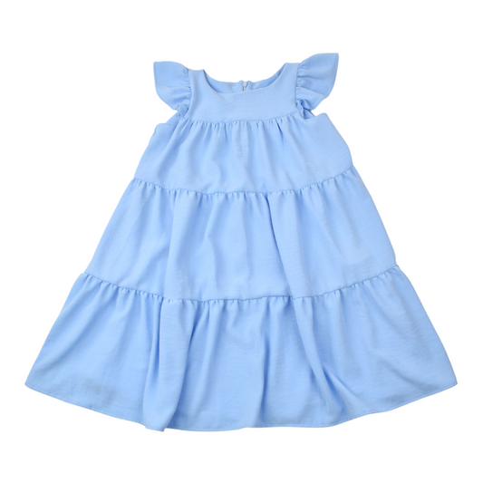 Tiered Dress - Blue