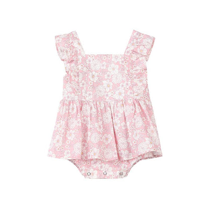 Casey Onesie Dress - Pink Floral