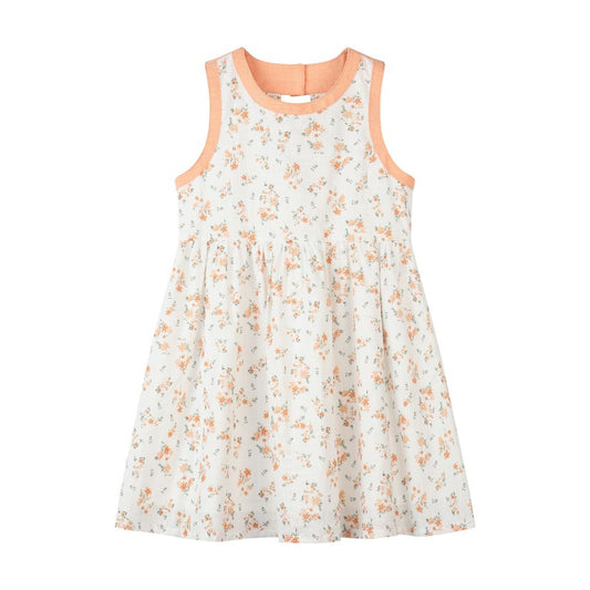 Adele Dress - Orange Floral