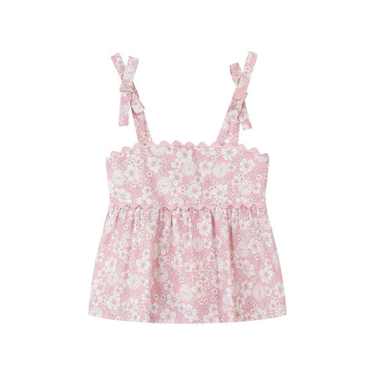 Scarlett Top - Pink Floral