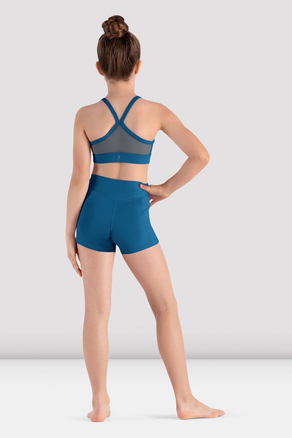 Nicolia V Front Short - Peacock