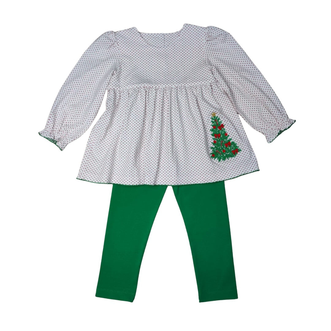 Sweet Christmas Tree Pant Set