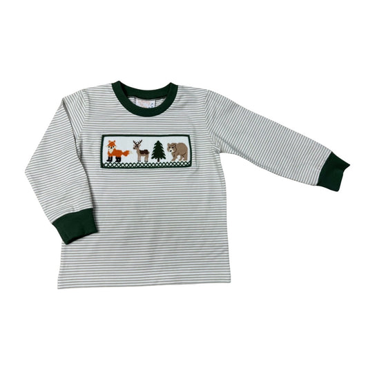 Forest Friends Smocked L/S Shirt