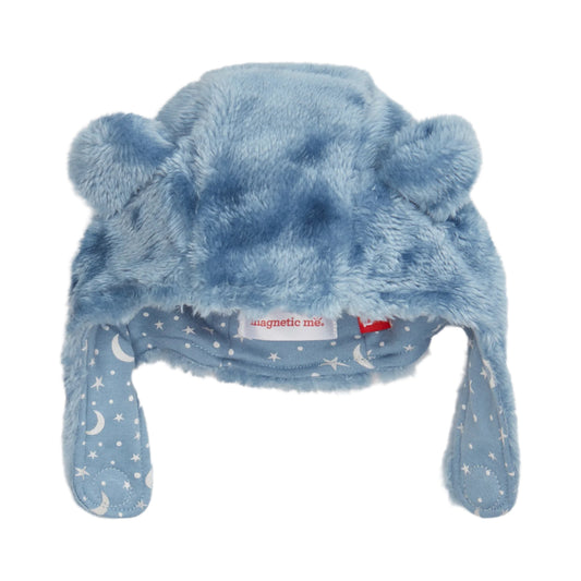 Winter Sky Minky Bear Hat