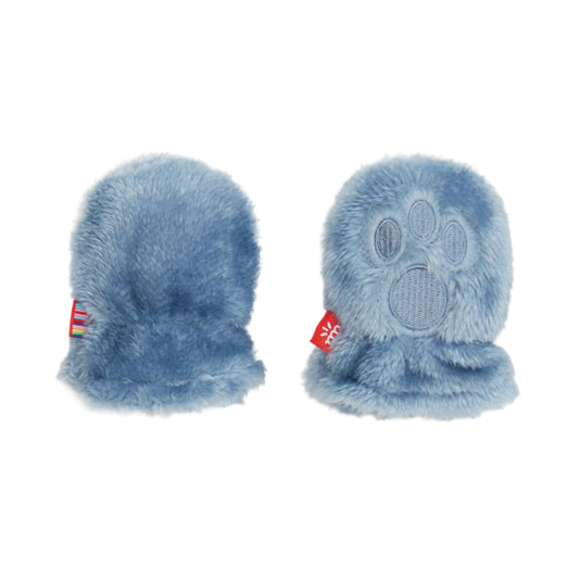 Winter Sky Minky Bear Mittens