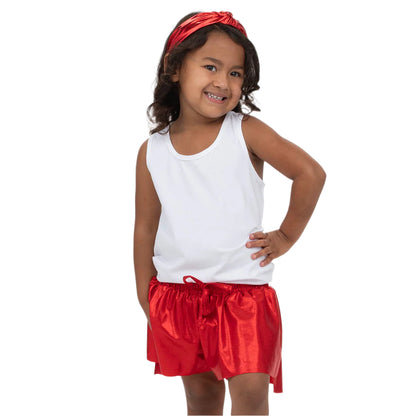 Shimmer Butterfly Short - Red