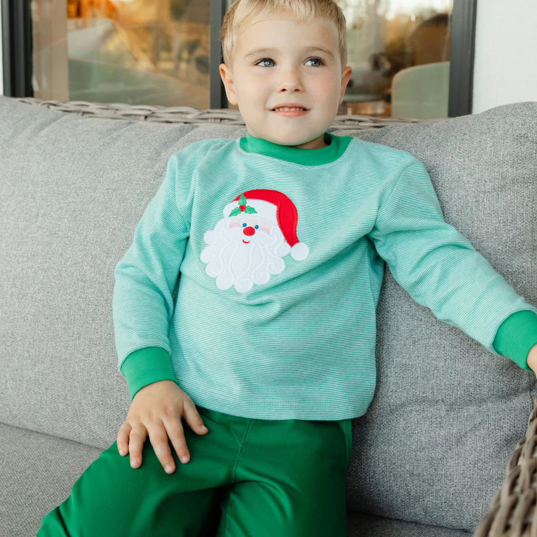 Boys Pant Set - Santa
