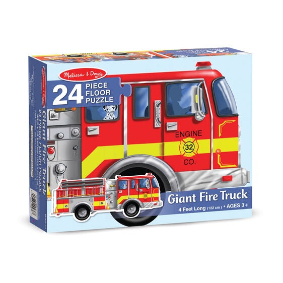 Giant Fire Truck Floor Puzzle - 436