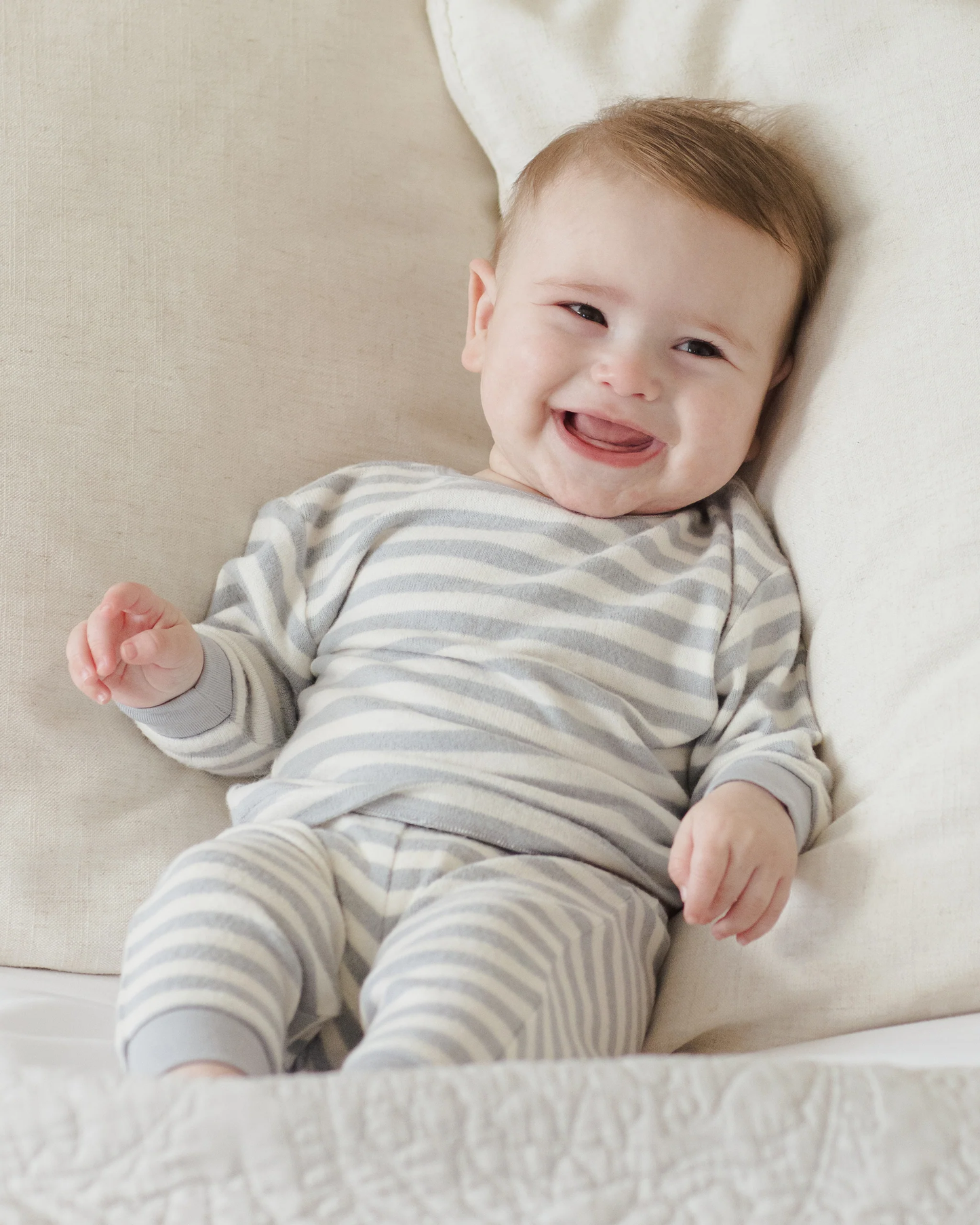 Cozy Set - Blue Stripe