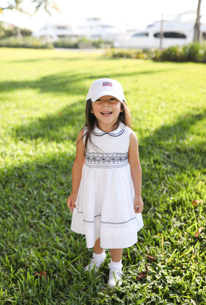 American Flag Bow Baseball Hat