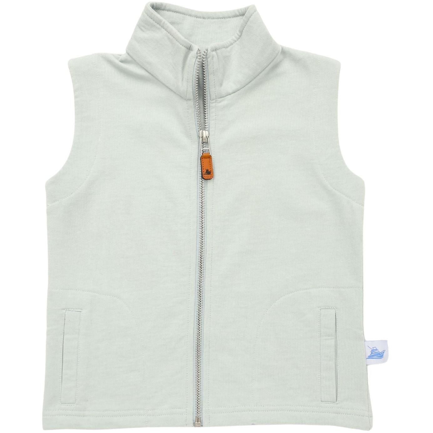 Knit Vest - Pearl Blue