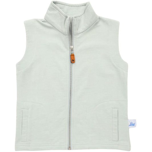 Knit Vest - Pearl Blue