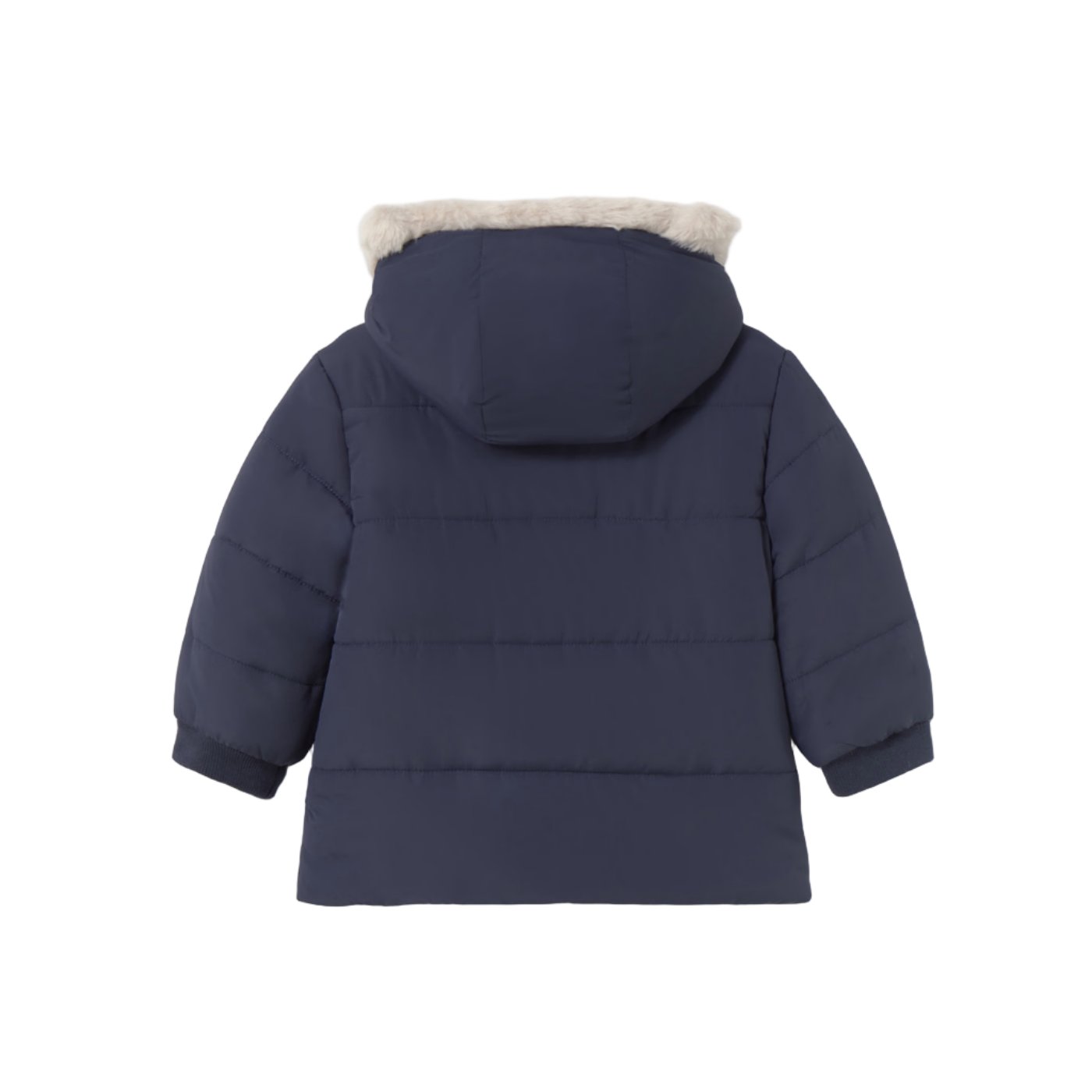 Faux Fur Coat - Blue