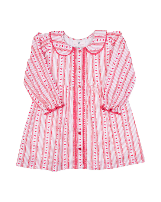 Valentine Stripe Dress