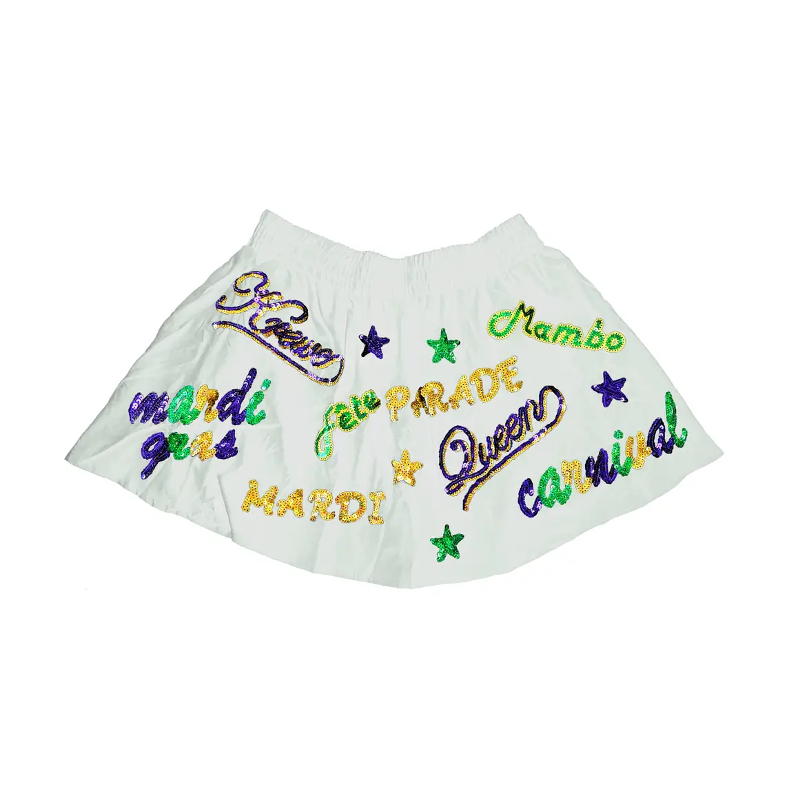Mardi Gras Explosion Skort