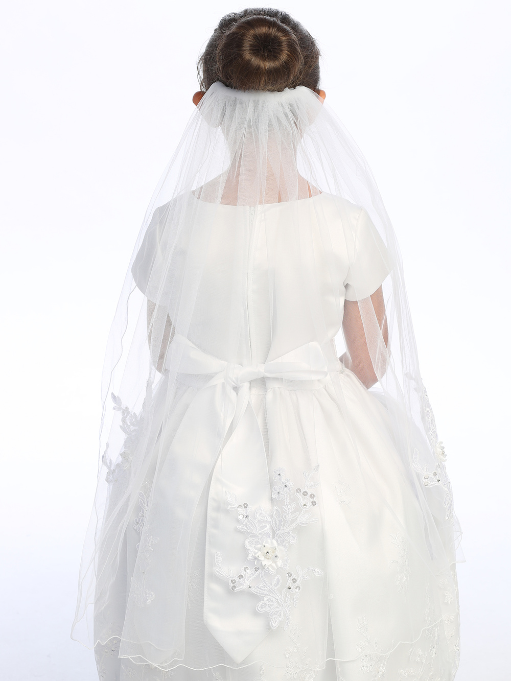 White Lace Veil - 30"