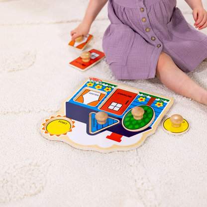 First Shapes Jumbo Knob Puzzle - 50211
