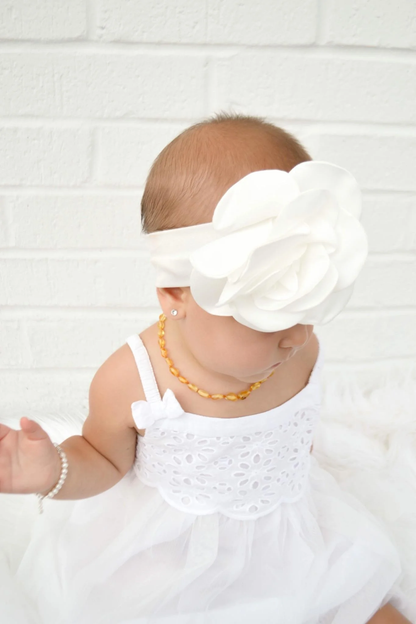 Amber Teething Necklace - Polished