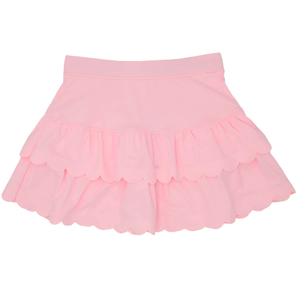 Scalloped Skort - Light Pink