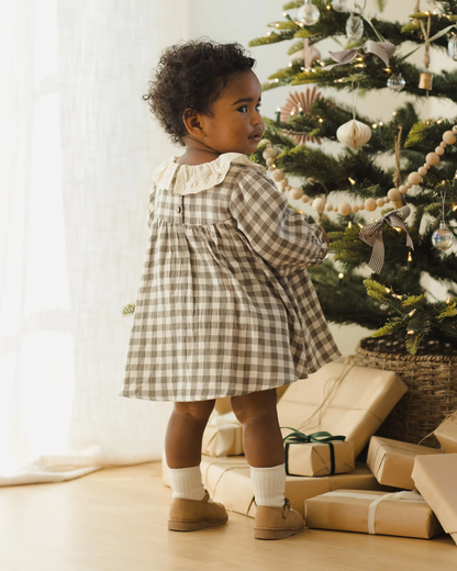 Callie Dress - Forest Check