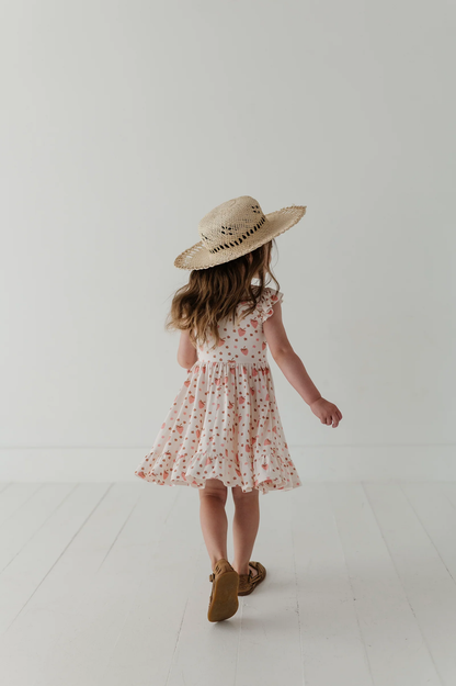 Strawberries - S/L Twirl Dress