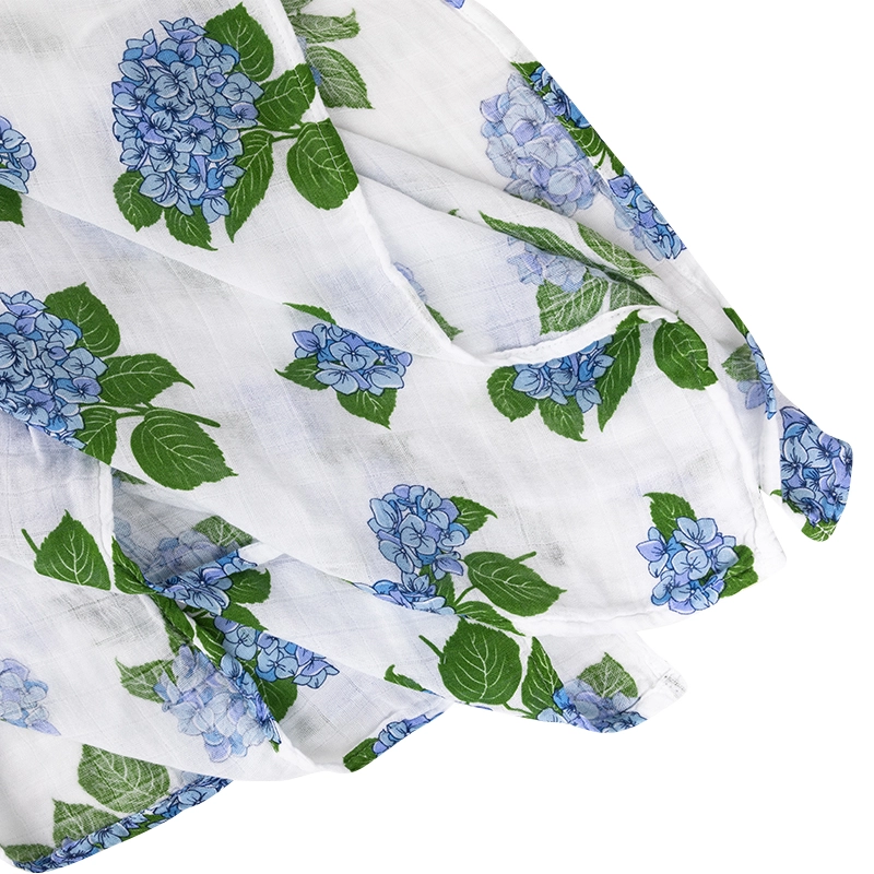 Hydrangeas Swaddle Blanket