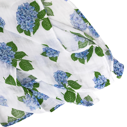 Hydrangeas Swaddle Blanket