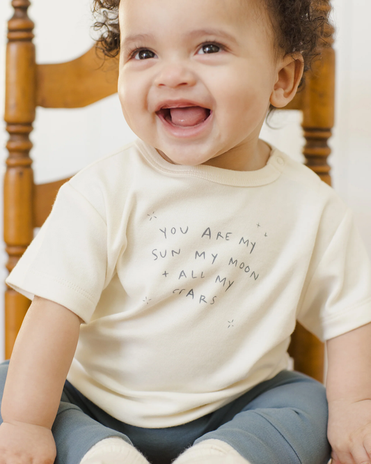 Boxy Tee - Sun, Moon & Stars