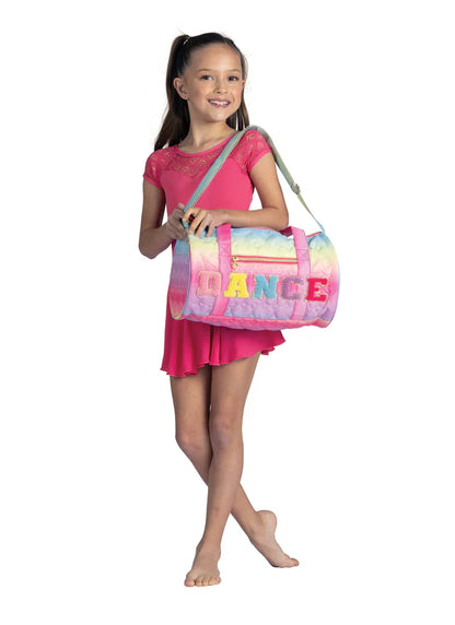 Quilted Hearts Rainbow Duffle