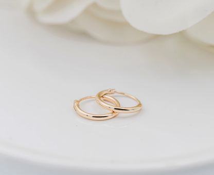 Endless Hoop Earring - 14K Gold