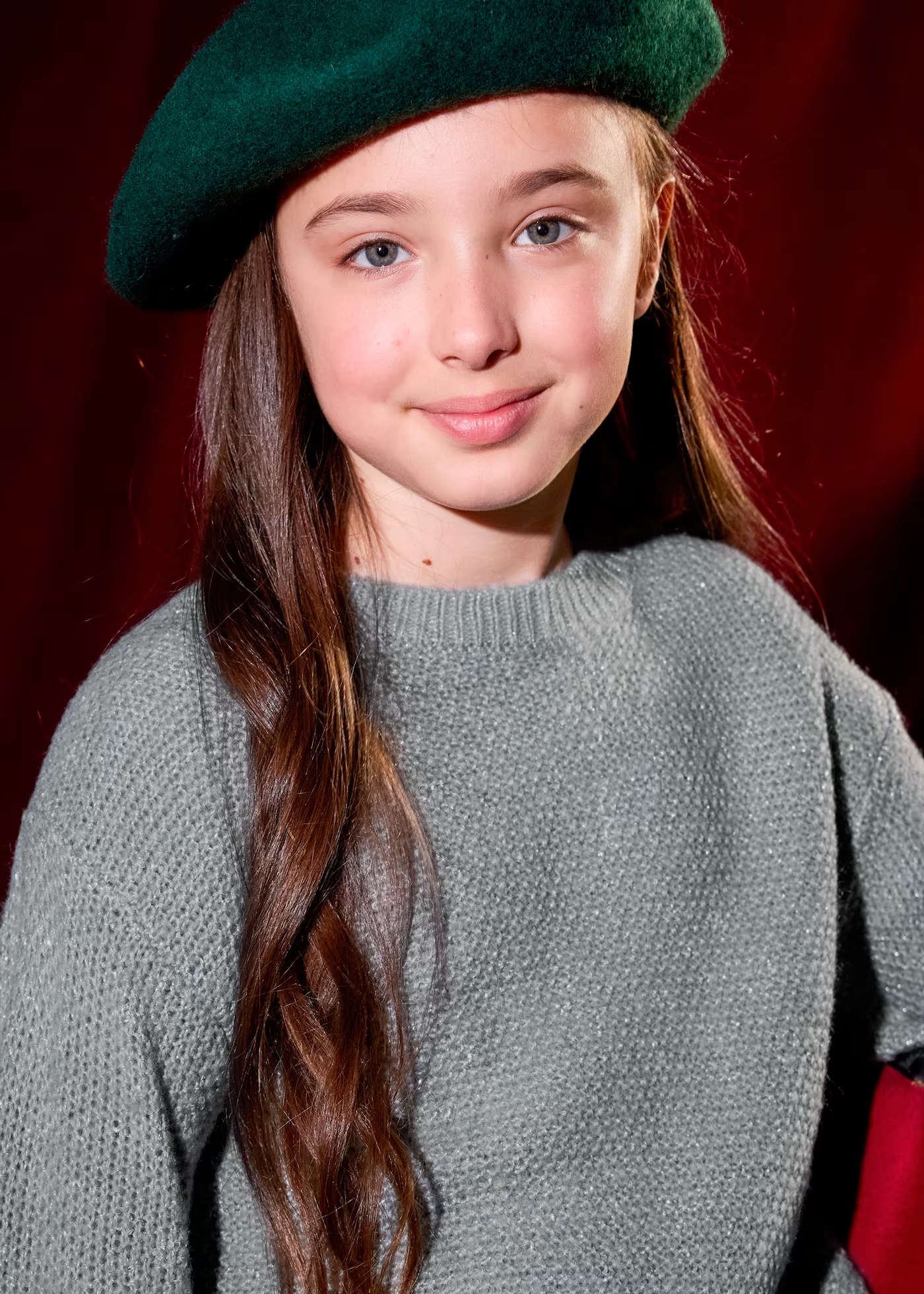Metallic Knit Sweater - Jade