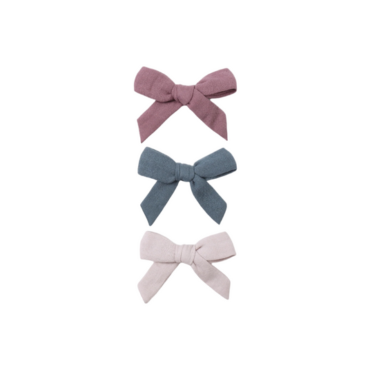 Bows 3PK - Mulberry/Ocean/Lilac