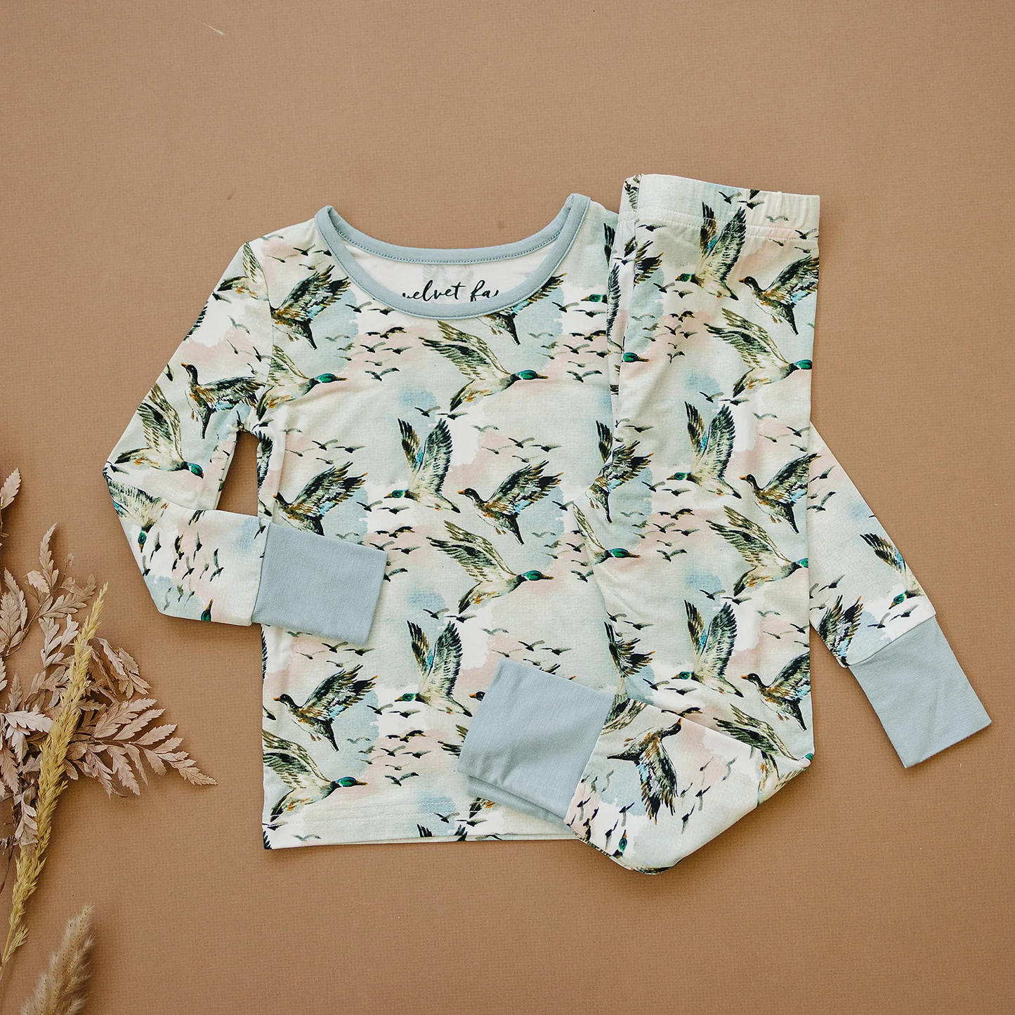 Bamboo 2PC Set - Mallard Sky