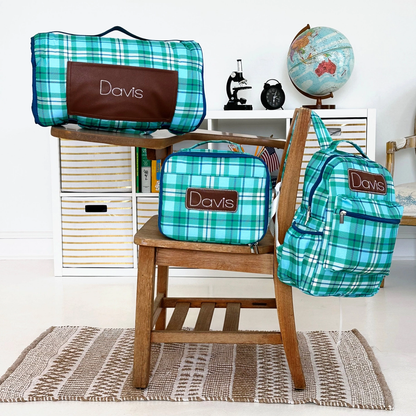 Preppy Plaid Lunch Bag