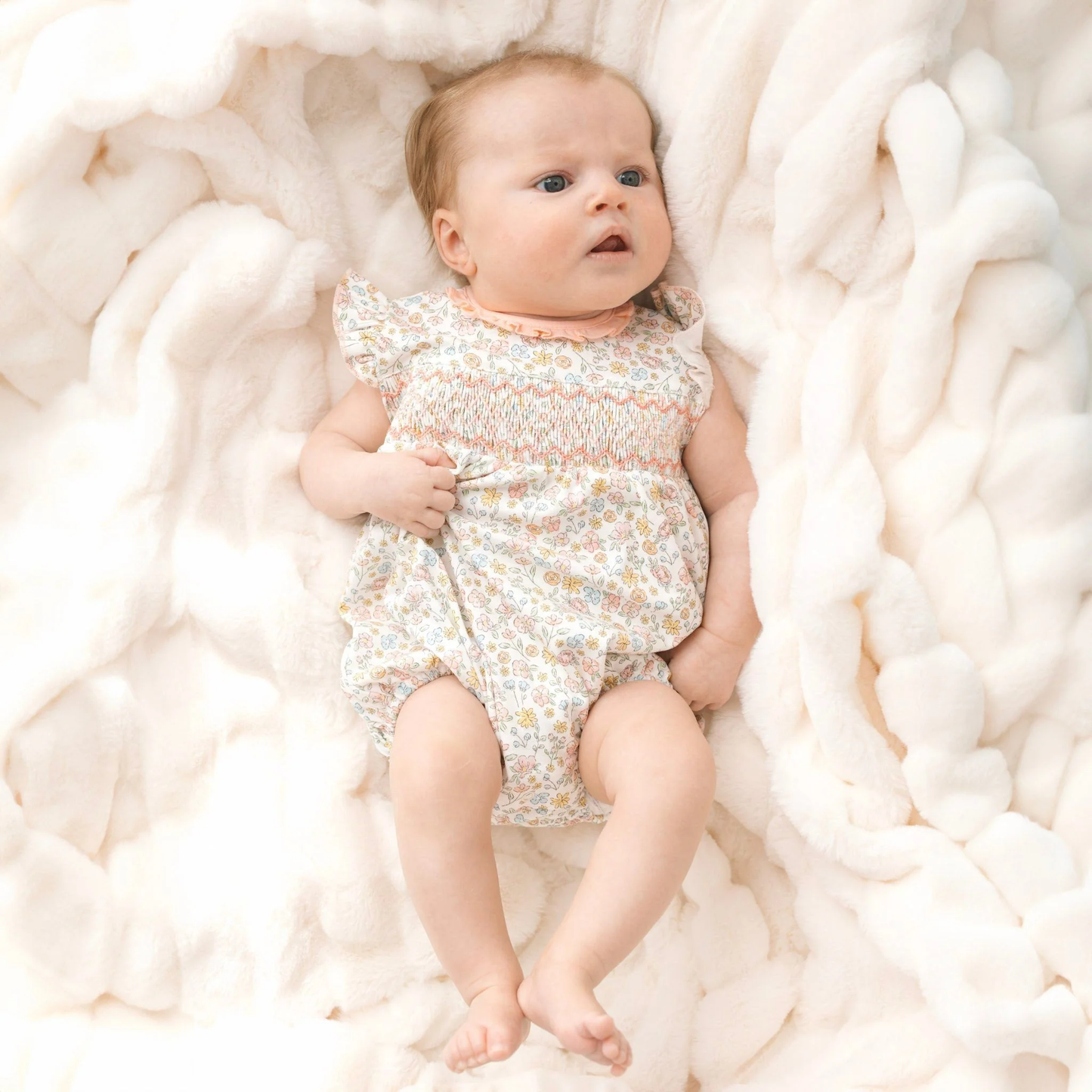 Enchanted Meadows Smocked Bubble