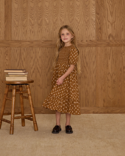 Lydia Dress - Golden Fleur