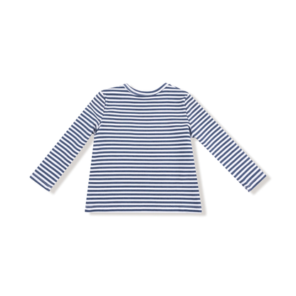 Stripes W/ Football L/S Shirt