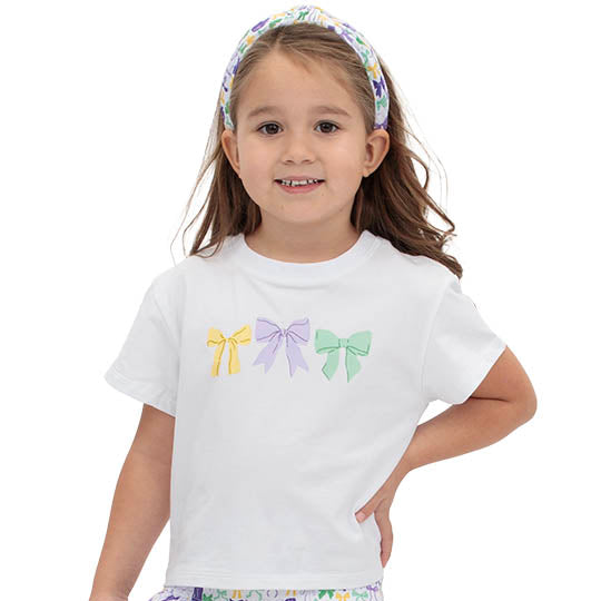 Mardi Gras Bows Boxy Top