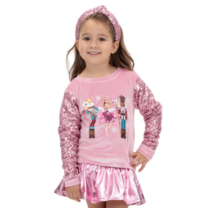 Nutcracker Velvet Sweatshirt