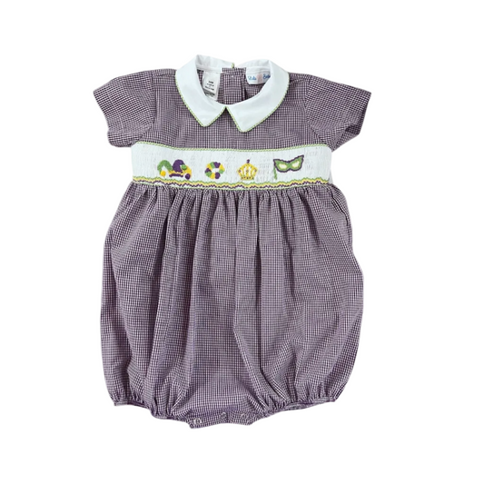 Mardi Gras Carnival Smock Bubble