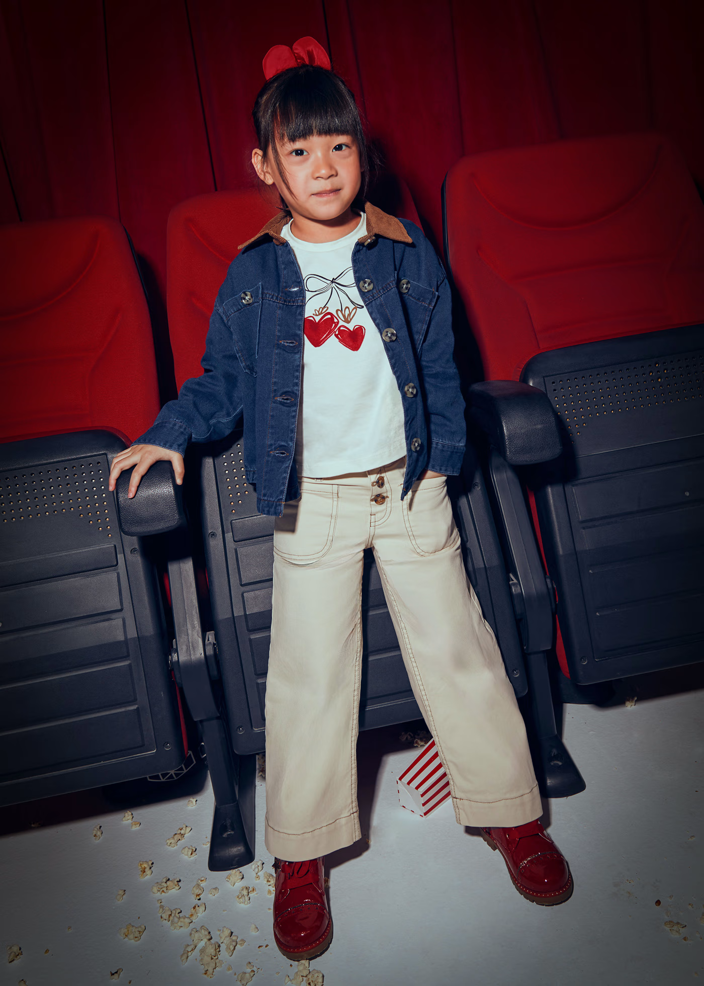 Girls Twill Pants - Almond