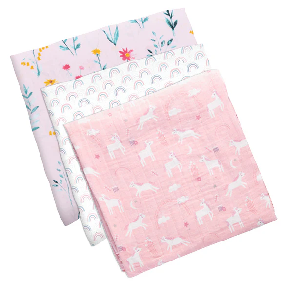 Muslin Blanket Set - 3 Pack