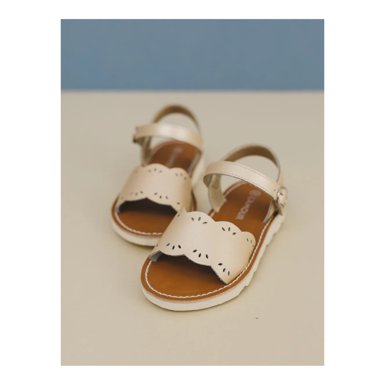 Ella Scalloped Sandal - K510