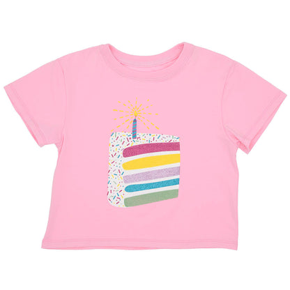 Glitter Birthday Cake Tee