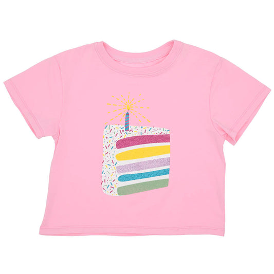 Glitter Birthday Cake Tee