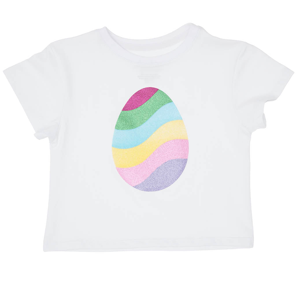 Boxy Tee - Glitter Easter Egg